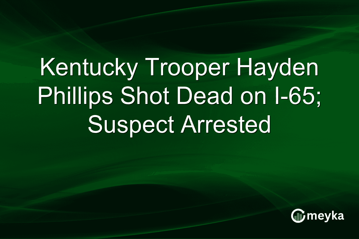 Kentucky Trooper Hayden Phillips Shot Dead on I-65; Suspect Arrested